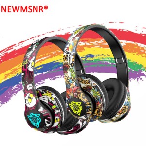 Share this product   Shipped from abroad Graffiti Headphones Bluetooth Headsets Wireless Earphones Stereo Foldable Sport Earphone In Mic Headset