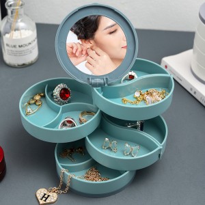 Rotating Jewelry Organizer Box