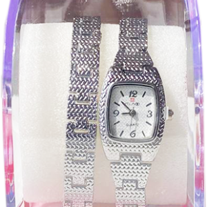 Watch and Bracelet for a gift 2025; SIlver, Gold  & Blue