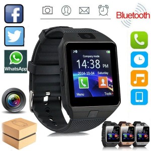 Dz09 Smart Watch Wrist With Camera SIM Card Memory Card Available